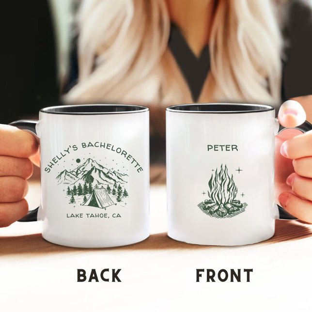 Mug Enterrement de vie de jeune fille simple moderne d (Créateur téléchargé)