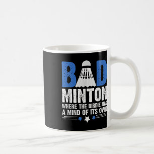Mug Enthousiaste de volant de badminton Entraîneur de