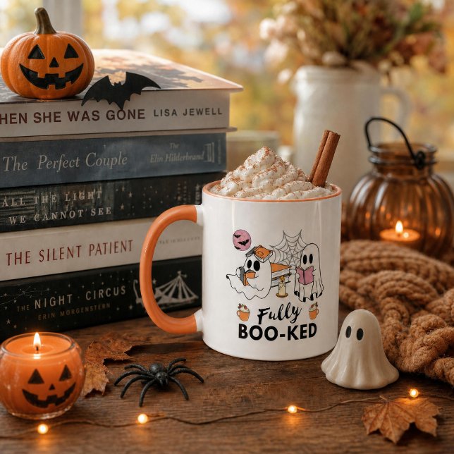 Mug Entièrement Réservé Fantômes de Halloween Littérai (Créateur téléchargé)