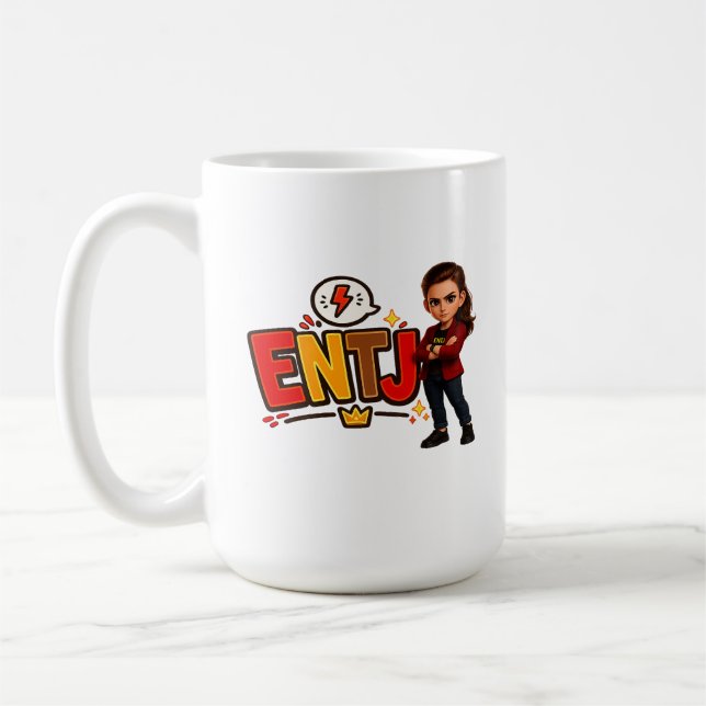 Mug ENTJ — A Conquistadora Visionária (Gauche)