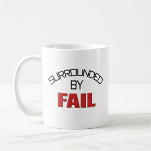 Mug Entouré par échouer