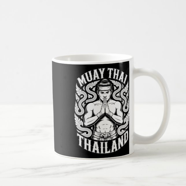 Mug Entraînement au Muay Thai Kickboxing Thaïlande Vin (Droite)