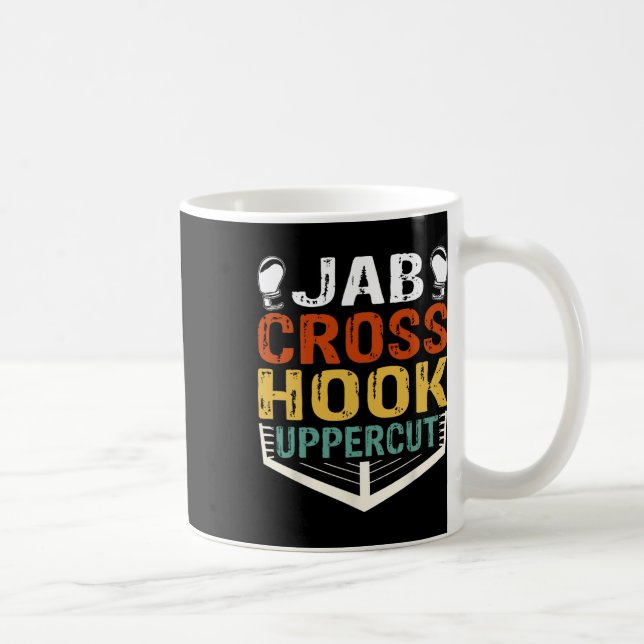 Mug Entraînement de boxeur de Jab Cross Hook Uppercut  (Droite)