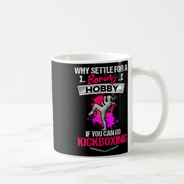 Mug Entraînement de kick-boxing ennuyeux de kick-boxin (Droite)
