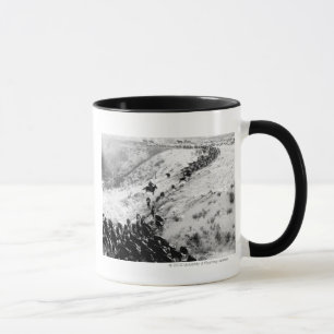 Mug Entraînement des bétail pendant l'hiver