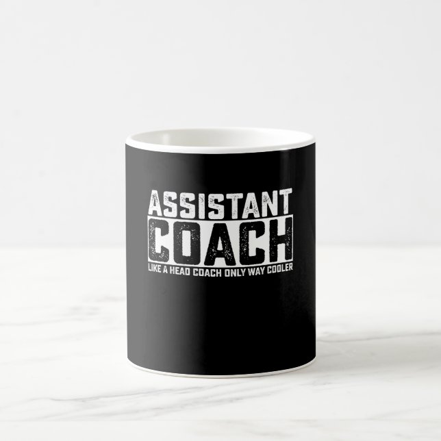 Mug Entraîneur adjoint comme un entraîneur principal m (Centre)