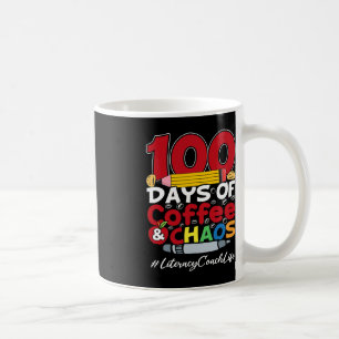 Mug Entraîneur d'alphabétisation Happy Women 100 Jours