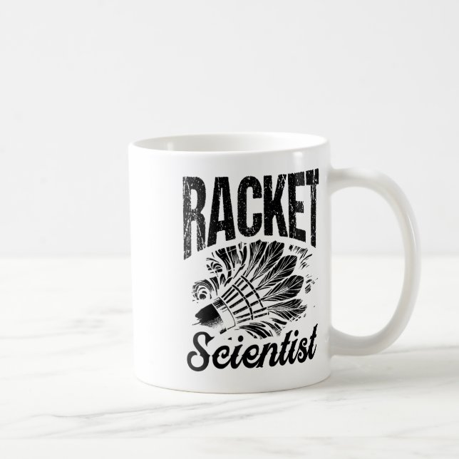 Mug Entraîneur de badminton raquette de volant  (Droite)