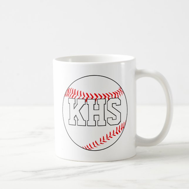 Mug Entraîneur de baseball, joueur ou ventilateur Text (Droite)