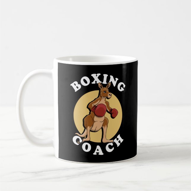 Mug Entraîneur de boxe Kangourou (Gauche)