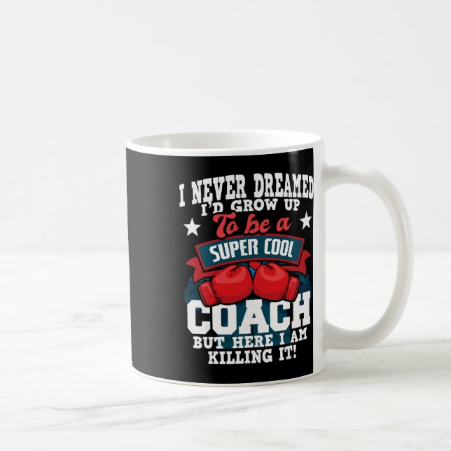 Mug Entraîneur de boxe - Kickboxing Kickboxer Gymnase  (Droite)