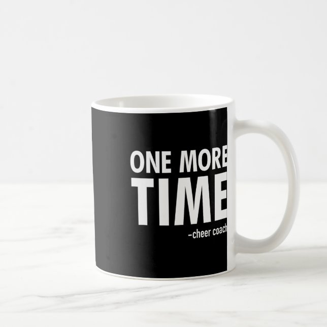 Mug Entraîneur de cheer Coach drôle Cadeau de cheerlea (Droite)
