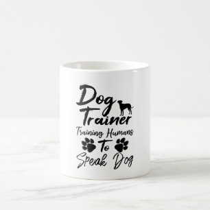 Mug Entraîneur De Chiens Entraînant Les Humains À Parl