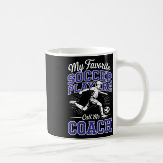 Mug Entraîneur de football masculin Mon application d'