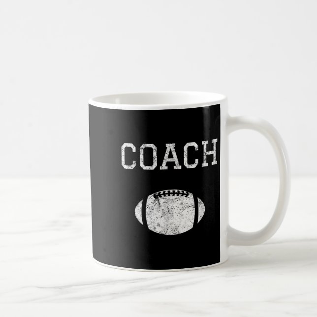 Mug Entraîneur de football vintage (Droite)