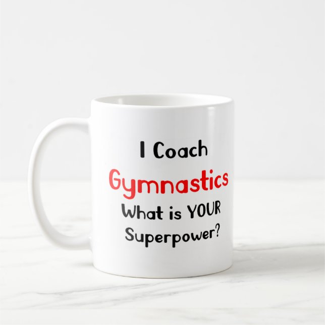 Mug entraîneur de gymnastique (Gauche)