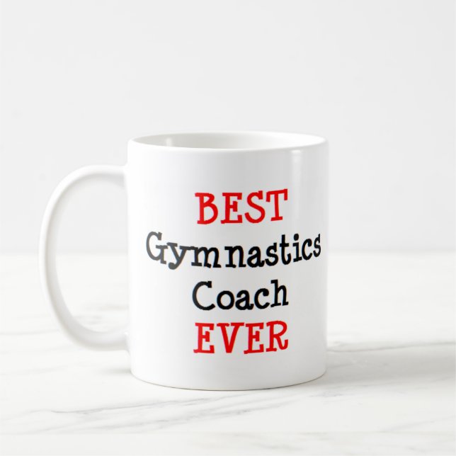 Mug entraîneur de gymnastique, meilleur (Gauche)