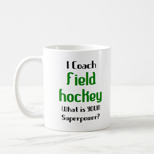 Mug entraîneur de hockey (Gauche)