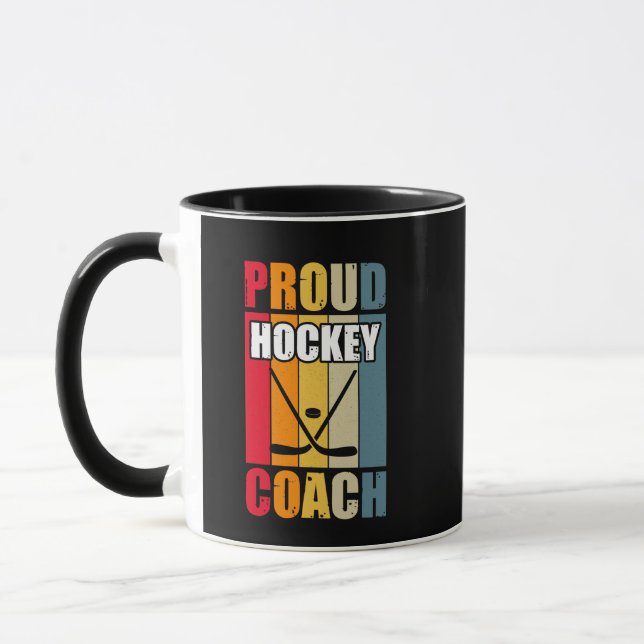 Mug Entraîneur de hockey fière couleur (Gauche)