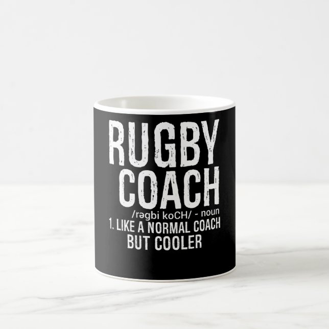 Mug entraîneur de rugby comme entraîneur normal mais g (Centre)