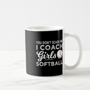 Mug Entraîneur de softball Tu ne me fais pas peur Entr
