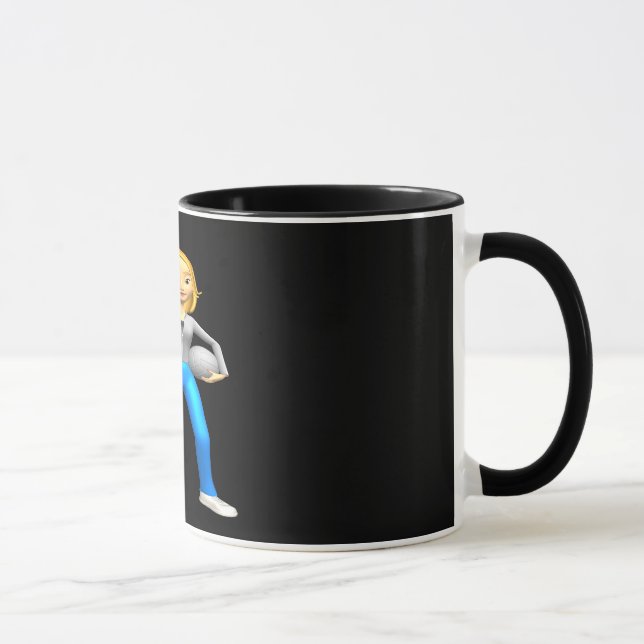 Mug Entraîneur de volleyball de femme (Droite)