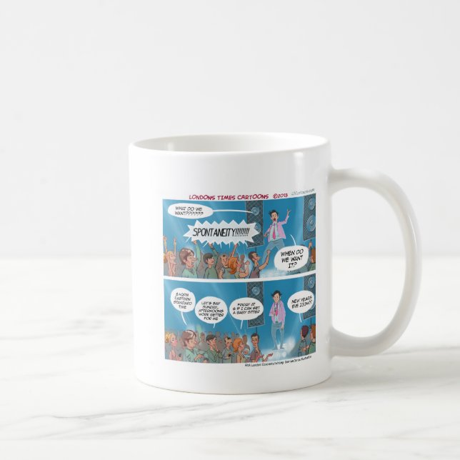 Mug Entraîneur d'Espontanéité Drôle (Droite)