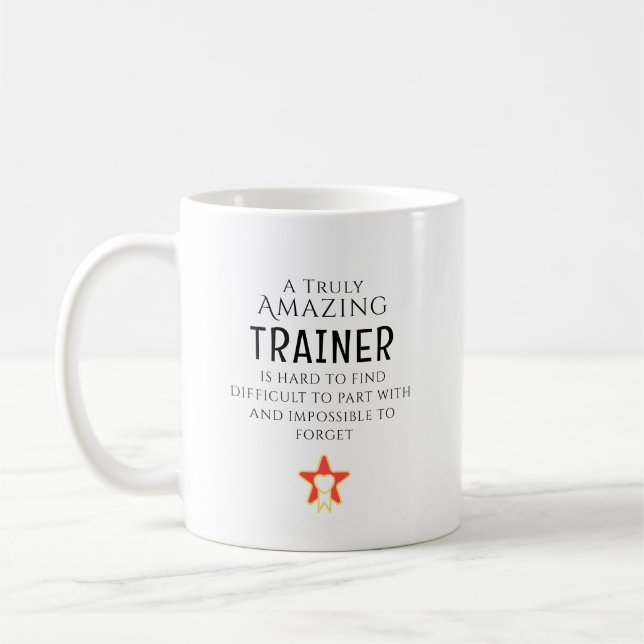 Mug Entraîneur Incroyable Cadeau Personnalisé Difficil (Gauche)
