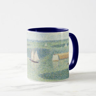 Mug Entrée du port par Georges Seurat, Art Vintage