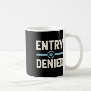 Mug Entrée Refusée Drôle de joueur de hockey défenseur