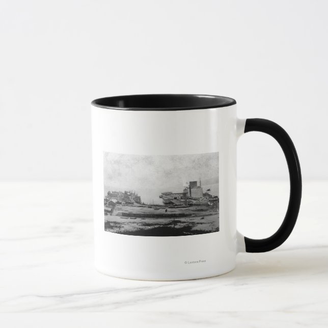 Mug Entrepôts riverains à Astoria, OU photo (Droite)