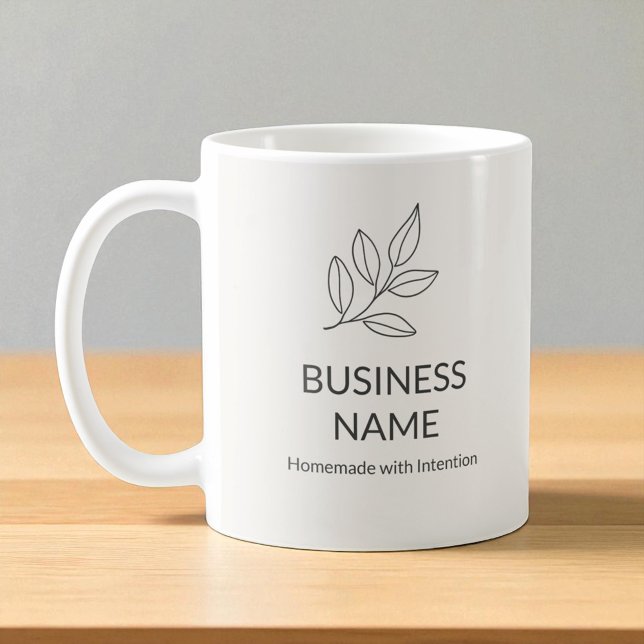 Mug Entreprise botanique minimaliste neutre petite (Créateur téléchargé)