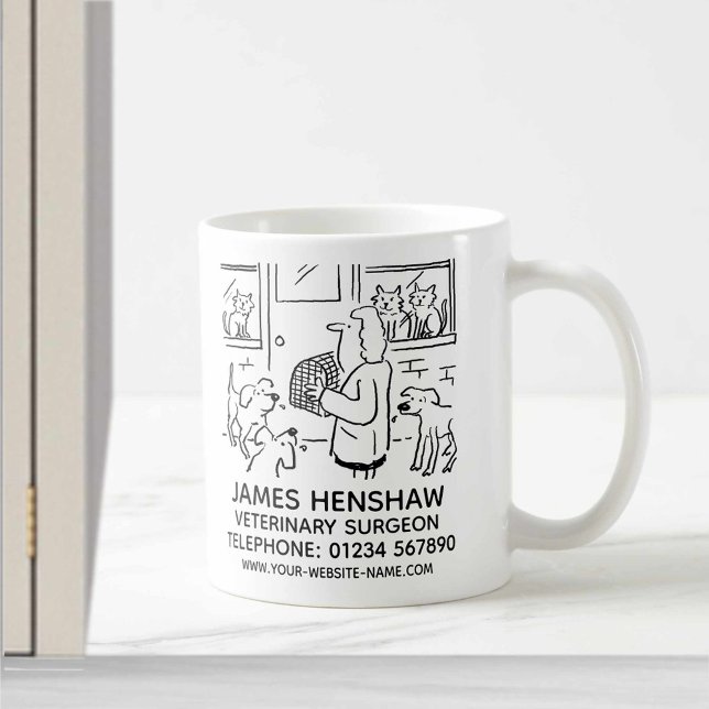 Mug Entreprise de chirurgien vétérinaire (Créateur téléchargé)