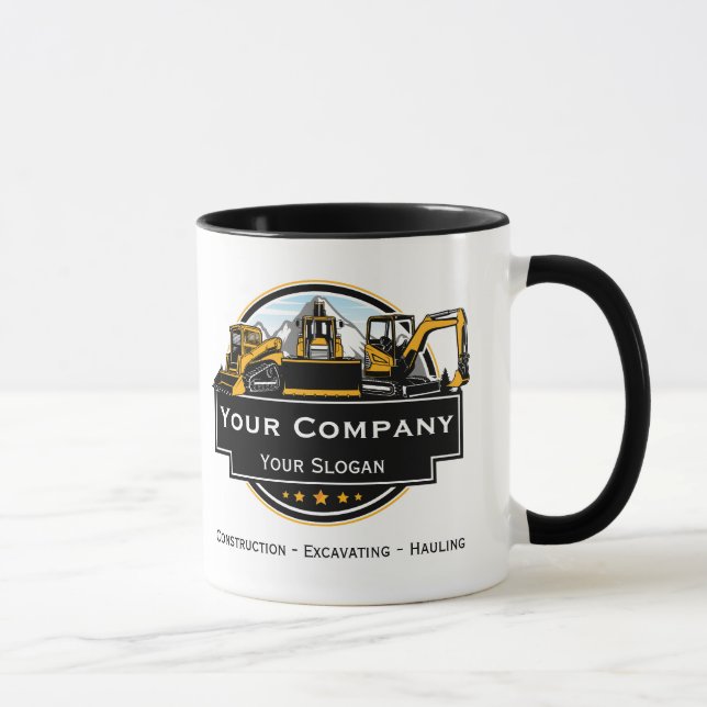 Mug Entreprise de Construction de Matériel Lourd Profe (Droite)