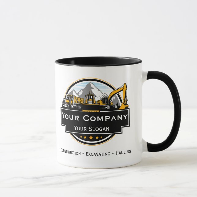Mug Entreprise de Construction de Matériel Lourd Profe (Droite)
