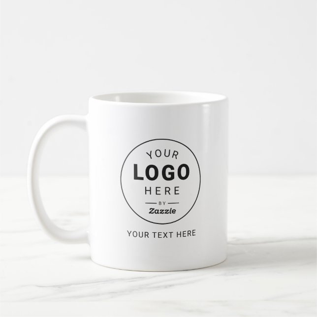 Mug Entreprise de logo personnalisé (Gauche)