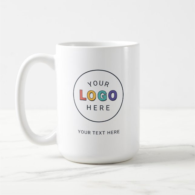 Mug Entreprise de logo personnalisé (Gauche)