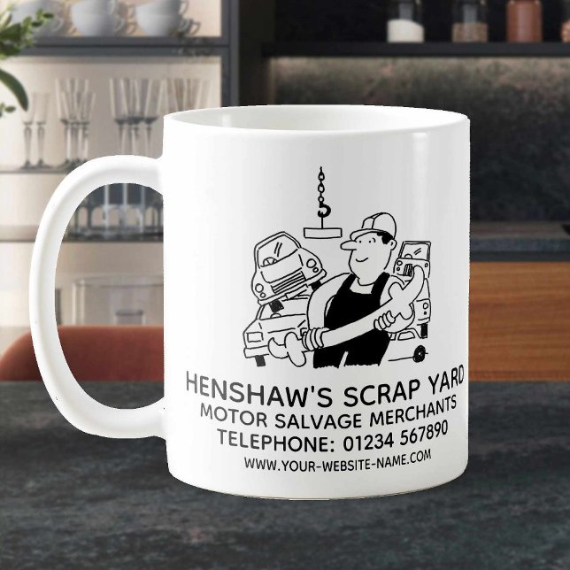 Mug Entreprise de récupération de moteurs de promotion (Créateur téléchargé)