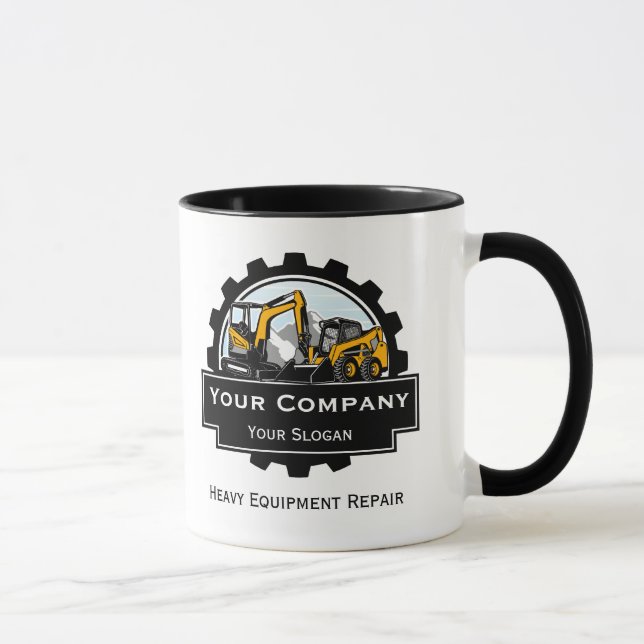 Mug Entreprise de réparation d'équipement lourd profes (Droite)