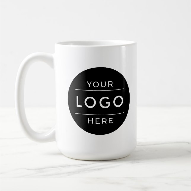 Mug Entreprise Logo Commercial Professionnel Double Fa (Gauche)