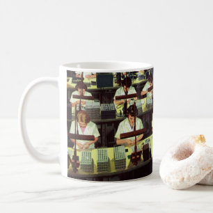 Mug Entreprise Vintage, Ouvrières de la chaîne de mont