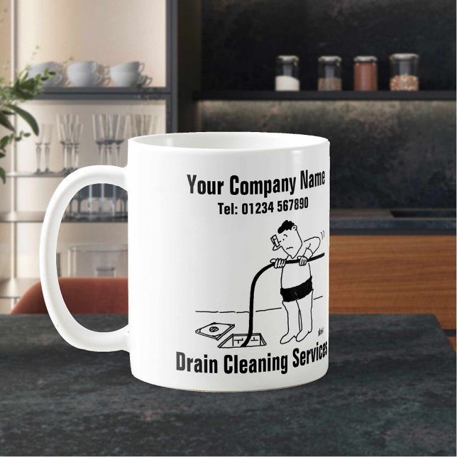 Mug Entreprises De Nettoyage De Dégustation. Débloquer (Créateur téléchargé)