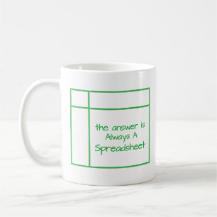 Mug Entreprises - La Réponse Est Toujours Un Tableur