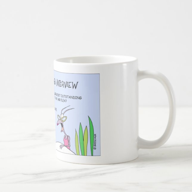 Mug Entrevue d'emploi de puce (Droite)