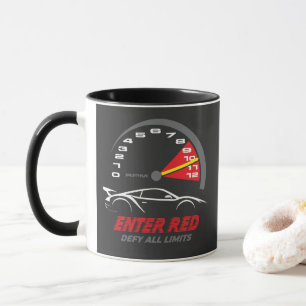 Mug 'Entrez dans le rouge : Défiez toutes les limites'