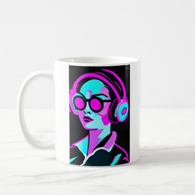 Mug Entrez Dans Votre Groove | Art psychédélique (Gauche)