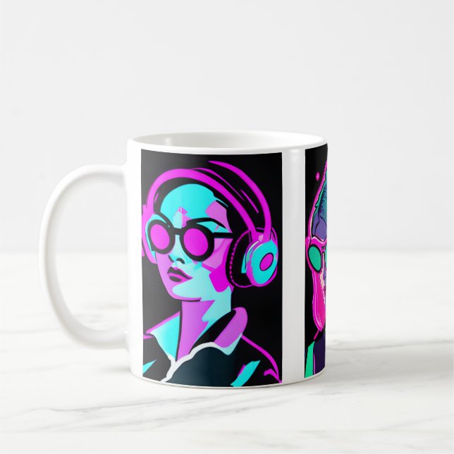 Mug Entrez Dans Votre Groove | Art psychédélique (Gauche)