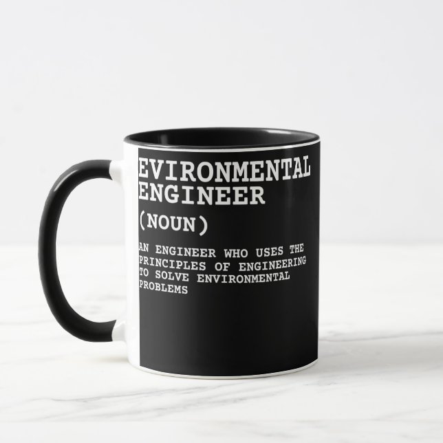 Mug Environmental Engineer And Environmental Science (Gauche)
