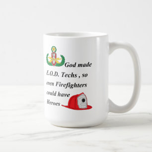 Mug EOD - Héros de sapeur-pompier
