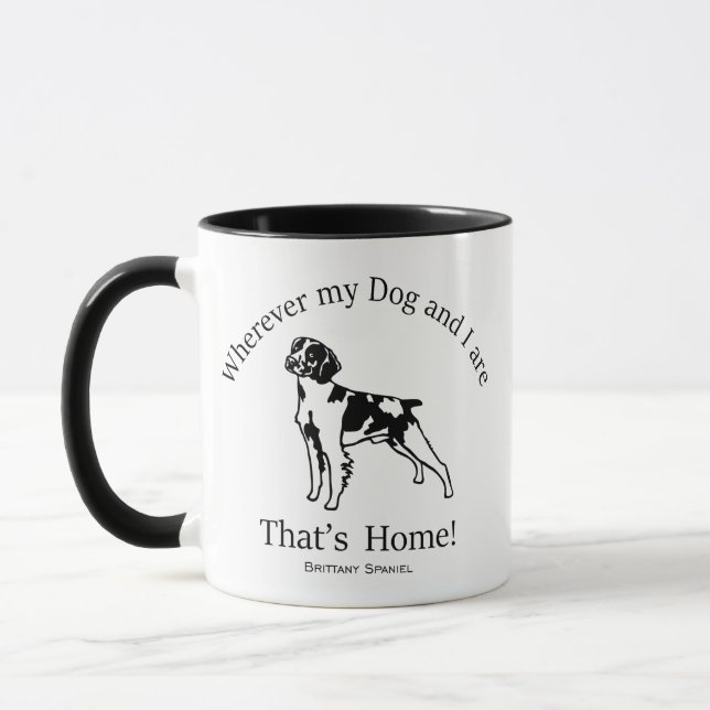 Mug Épagneul breton (Gauche)